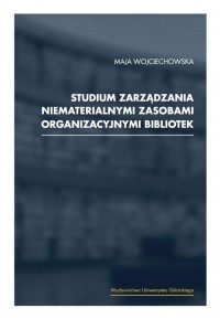 Studium zarządzania niematerialnymi - okłakda ebooka