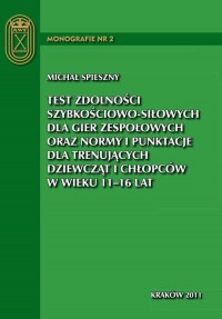 Test zdolności szybkościowo-siłowych - okłakda ebooka