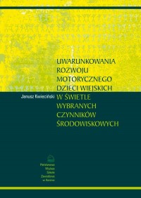 Uwarunkowania rozwoju motorycznego - okłakda ebooka