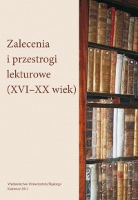 Zalecenia i przestrogi lekturowe - okłakda ebooka