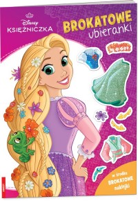 Disney Księżniczka. Brokatowe Ubieranki - okładka książki
