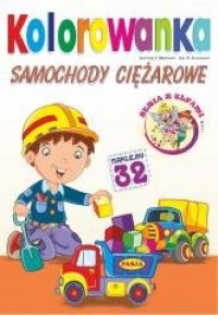 Kolorowanka. Samochody ciężarowe - okładka książki