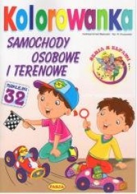 Kolorowanka. Samochody osobowe - okładka książki