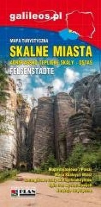 Mapa turystyczna - Skalne Miasta - okładka książki