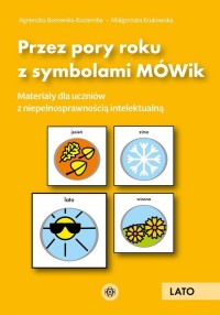 Przez pory roku z symbolami MÓWik - okładka książki