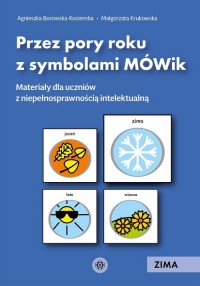 Przez pory roku z symbolami MÓWik - okładka książki