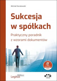 Sukcesja w spółkach. Praktyczny - okładka książki