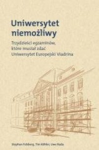 Uniwersytet niemożliwy - okładka książki