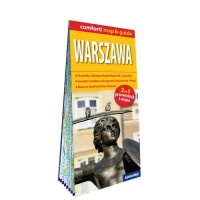 Warszawa laminowany map&guide 2w1 - okładka książki