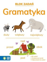 Blok zadań. Gramatyka 9+ - okładka książki