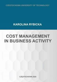 Cost Management in Business Activity - okłakda ebooka