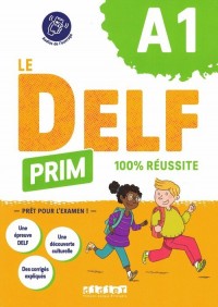 DELF Prim 100% reussite A1 książka - okładka podręcznika