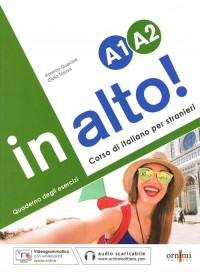 In alto! A1-A2 ćwiczenia do włoskiego - okładka podręcznika