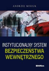 Instytucjonalny system bezpieczeństwa - okłakda ebooka