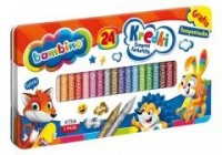 Kredki 24 kolory + temperówka BAMBINO - zdjęcie produktu