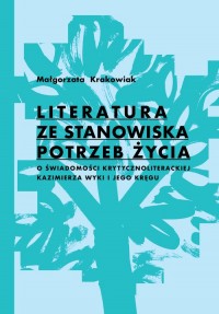 Literatura ze stanowiska potrzeb - okładka książki