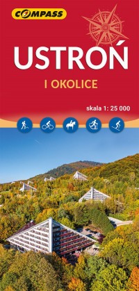 Mapa - Ustroń i okolice Brenna - okładka książki