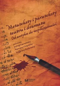 Metateksty i parateksty teatru - okłakda ebooka