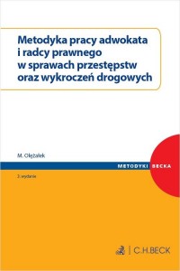 Metodyka pracy adwokata i radcy - okładka książki