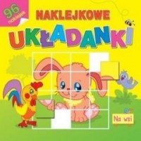 Naklejkowe układanki. Na wsi - okładka książki