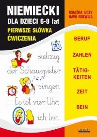 Niemiecki dla dzieci 6-8 lat. Pierwsze - okłakda ebooka