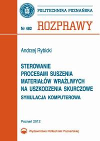 Sterowanie procesami suszenia materiałów - okłakda ebooka
