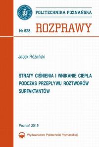 Straty ciśnienia i wnikanie ciepła - okłakda ebooka