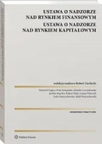Ustawa o nadzorze nad rynkiem finansowym. - okładka książki