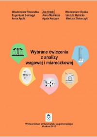 Wybrane ćwiczenia z analizy wagowej - okłakda ebooka