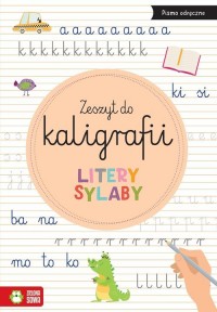 Zeszyt do kaligrafii Litery, sylaby - okładka książki