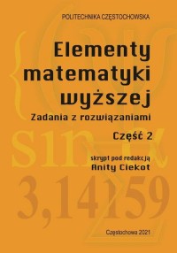 Elementy matematyki wyższej cz. - okłakda ebooka