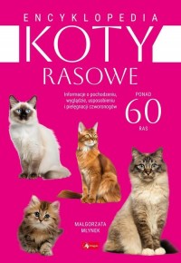 Encyklopedia kotów rasowych - okładka książki