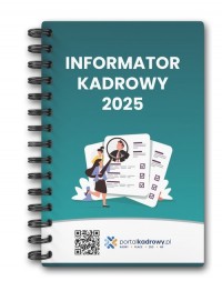 Informator kadrowy 2025 - okładka książki