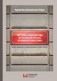 Reforma szkolnictwa wyższego w - okłakda ebooka