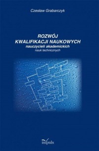 Rozwój kwalifikacji naukowych nauczycieli - okłakda ebooka