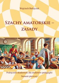 Szachy amatorskie - zasady - okładka książki