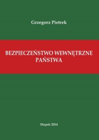 Bezpieczeństwo wewnętrzne państwa - okłakda ebooka