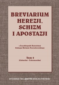 Breviarium herezji, schizm i apostazji. - okładka książki
