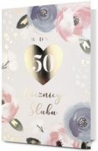 Karnet B6 Rocznica ślubu 50 - zdjęcie produktu