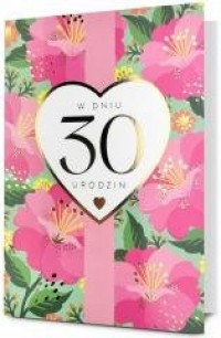 Karnet B6 Urodziny 30 - zdjęcie produktu
