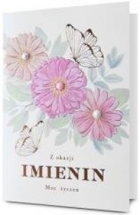 Karnet Imieniny - zdjęcie produktu