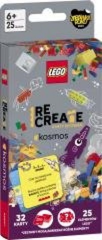 Lego Recreate. Karty Wyzwań. Kosmos - okładka książki