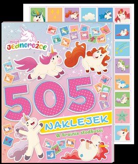 Moje Jednorożce. 505 naklejek. - okładka książki