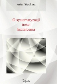 Pedagogika O systematyzacji treści - okłakda ebooka