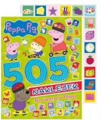 Peppa Pig. 505 naklejek. Na dworze - okładka książki