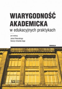 Wiarygodność akademicka w edukacyjnych - okłakda ebooka