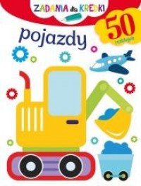 Zadania dla kredki. Pojazdy - okładka książki