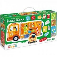 CzuCzu Moto puzzle Śmieciarka - zdjęcie zabawki, gry
