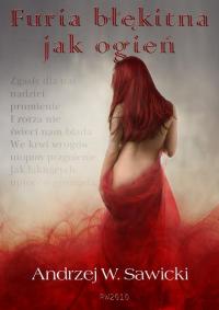 Furia błękitna jak ogień - okłakda ebooka
