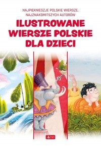 Ilustrowane wiersze polskie dla - okładka książki